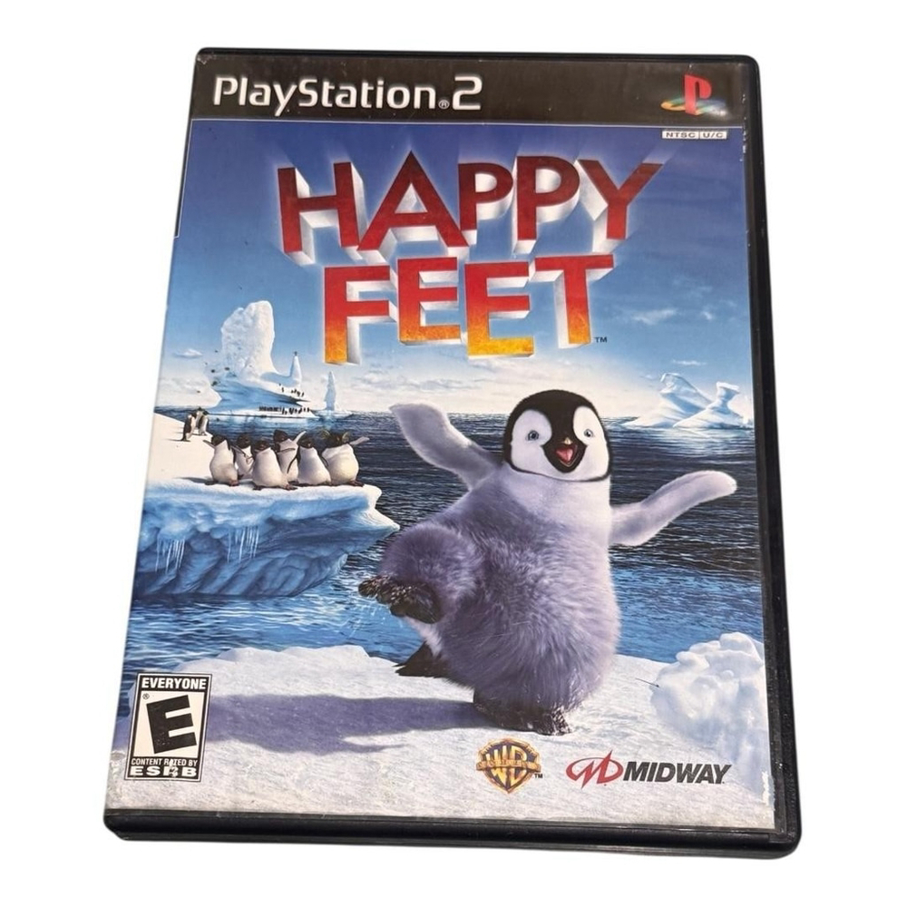 Happy Feet Sony PlayStation 2 PS2 Video Game Complete Midway E Rated Family